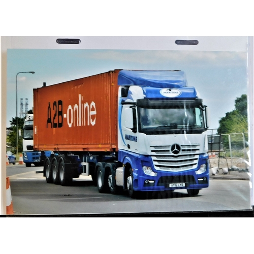 250 - Haulage - 'Maritime Trucks' - 173 photos (Postcard size) of Maritime Trucks well presented in album