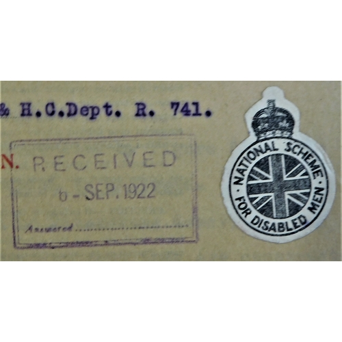 181 - Letter 5th Sept 1922 - The Vaughan Crane Company Ltd - (Formally Vaughan + Son Ltd) - Letter to Abbo... 