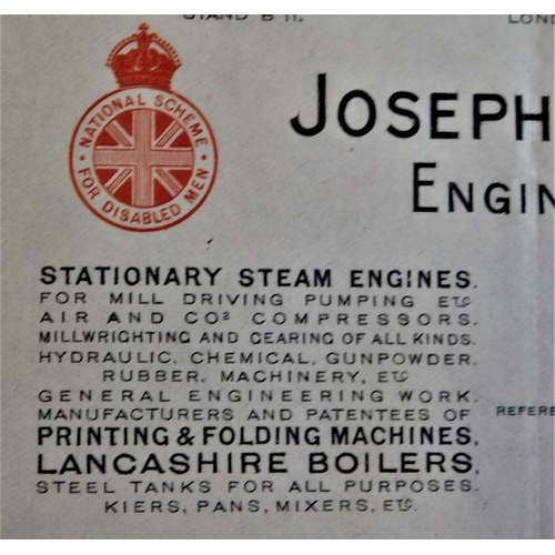 188 - Letter 9th June 1927 - Joseph Foster + Sons - Letter to Abbott + Co(Newark) Ltd - Referring to an or... 