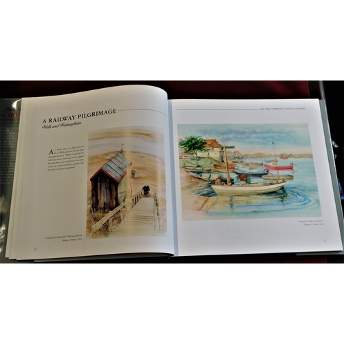 234 - Book-Hurst - John - Norfolk Coastal Colours beautifully illustrated signed by John Hurst (in cover) ... 