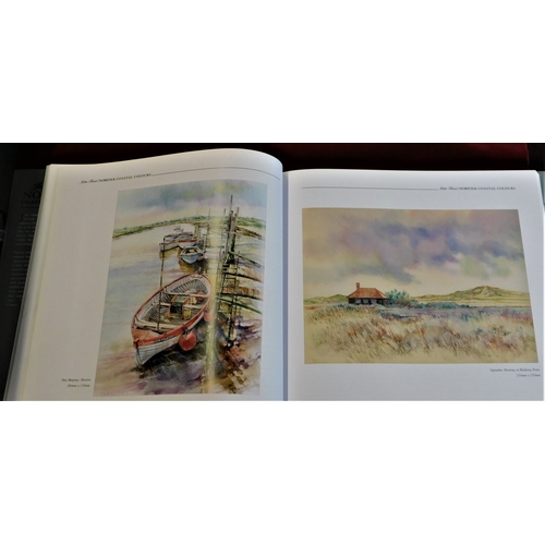 234 - Book-Hurst - John - Norfolk Coastal Colours beautifully illustrated signed by John Hurst (in cover) ... 