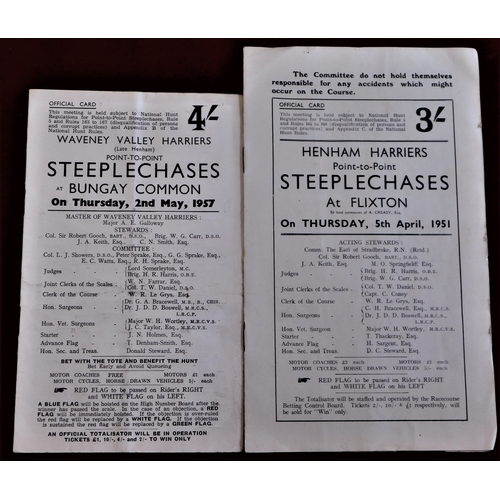 203 - PROGRAMMES - Shaw and Gymkhana 1950 (1) Steeple Chasers 1951 & 1957 Steam Engine Rally 1971 very goo... 