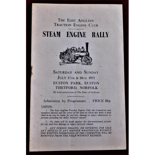 203 - PROGRAMMES - Shaw and Gymkhana 1950 (1) Steeple Chasers 1951 & 1957 Steam Engine Rally 1971 very goo... 