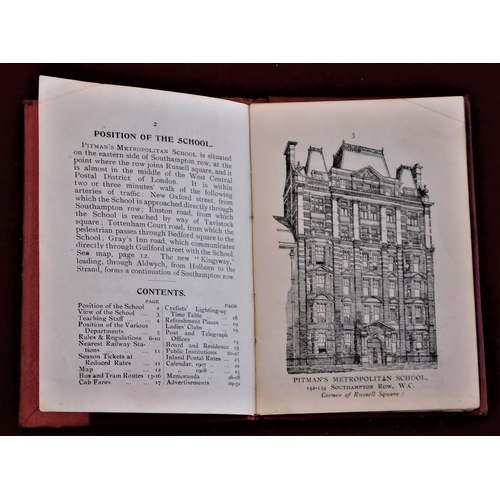 207 - Pitman's Book - Including Pitman's Metropolitan School 1907 - Pitman's Shorthand, Rip Van Winkle, Pi... 