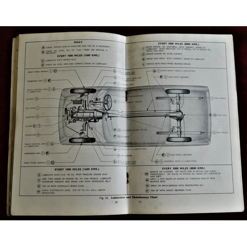 148 - Classic Car literature 1957-1967 Ford Zephyr Instruction Book cover a bit grubby consul 375, Zephyr ... 