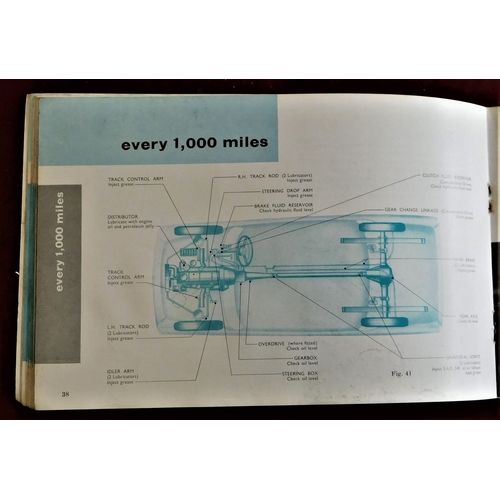 148 - Classic Car literature 1957-1967 Ford Zephyr Instruction Book cover a bit grubby consul 375, Zephyr ... 