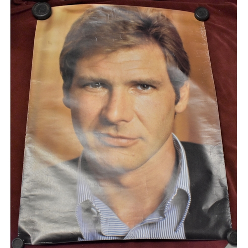 278 - Posters - Harrison Ford Poster - good condition. Measurements 90cm x 62cm, Colman's Mustard - 'Heads... 