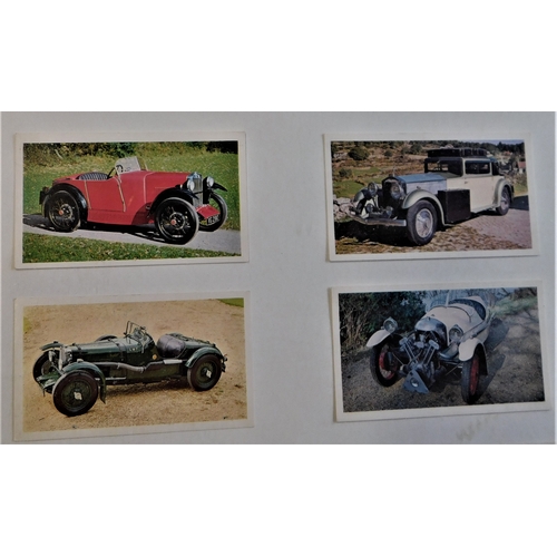 403 - Framed Picture of Classic Cars - full set (24) very good condition - BUYER  COLLECT