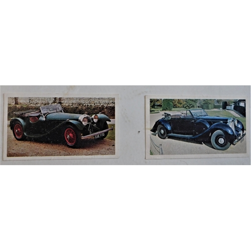 403 - Framed Picture of Classic Cars - full set (24) very good condition - BUYER  COLLECT