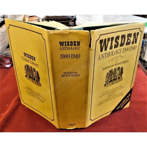 183 - Wisden Anthology 1900-1940, hard back with dust cover, edited by Benny Green, excellent condition