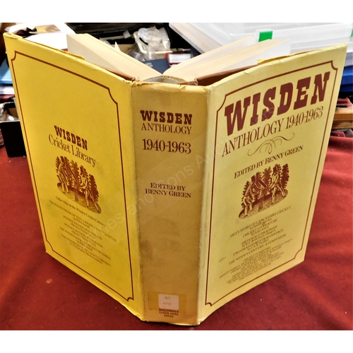 184 - Wisden Anthology 1940-1963, hard back with dust cover, edited by Benny Green, excellent condition