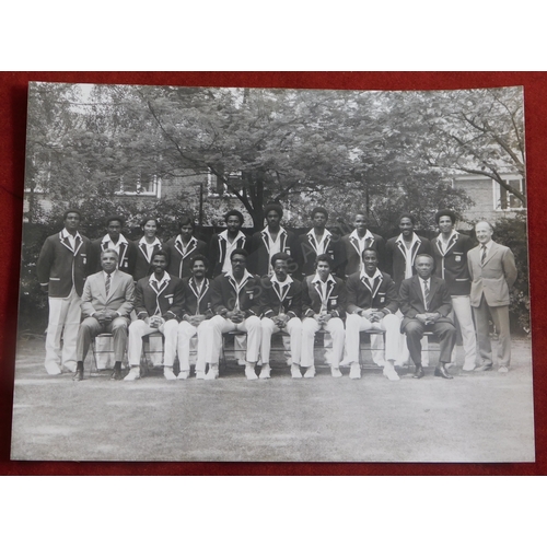 201 - Cricket 1976 West Indies Touring Team photograph, 6