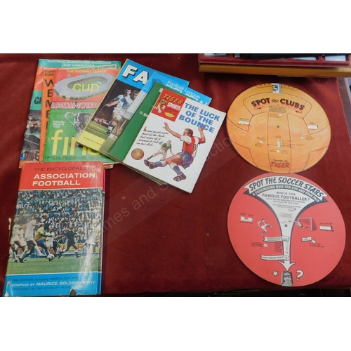 222 - Football ephemera and programmes from the 1960s including, The luck of the Bounce, FA Guide for refe... 