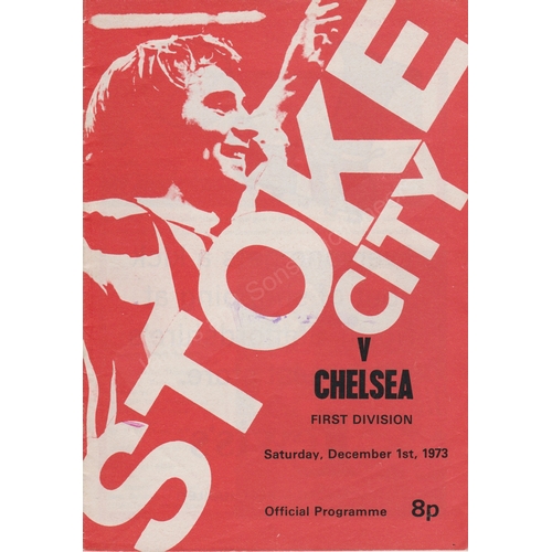 35 - Postponed Chelsea programmes - Two rare postponed programmes Chelsea v Wolves 9th December 1967 and ... 