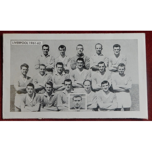 214 - Bolton 1922-23, Wolves 1953-54 and Liverpool 1961-62 Real Photographic Team Trade cards (Hotspurs - ... 