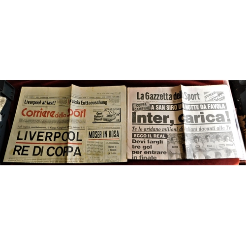 275 - Corriere dello Sport dated 26th May 1977 reviewing Liverpool's win against Borussia Moenchengladbach... 