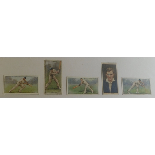 177 - Cricket - Wills 1928 Cigarette card set (2nd series) 50/50. Framed and glazed with backs visible. Bu... 