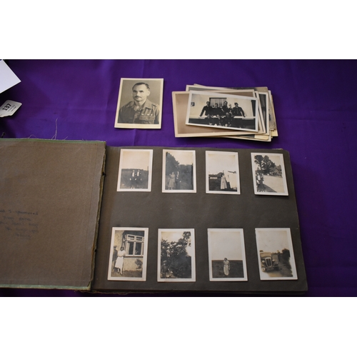 136 - British Norfolk related WWI & WWII Family photograph album relating to a Miss I. & J. Greenwood, Cro... 