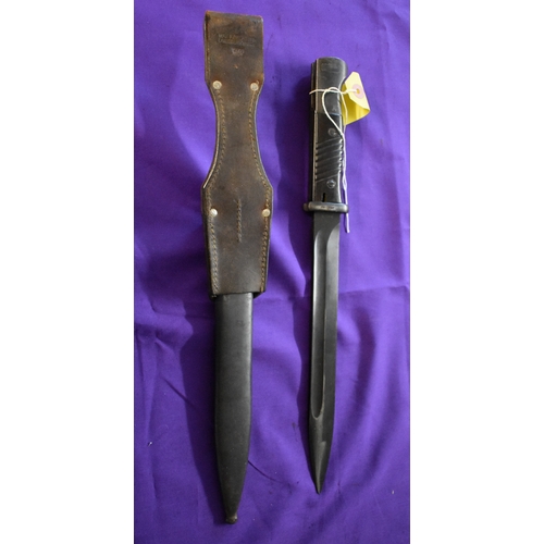 44 - German WWII S84/98 (K98) Mauser bayonet, maker ddl - Josua Corts, 1941/44. Makers mark and date 1942... 