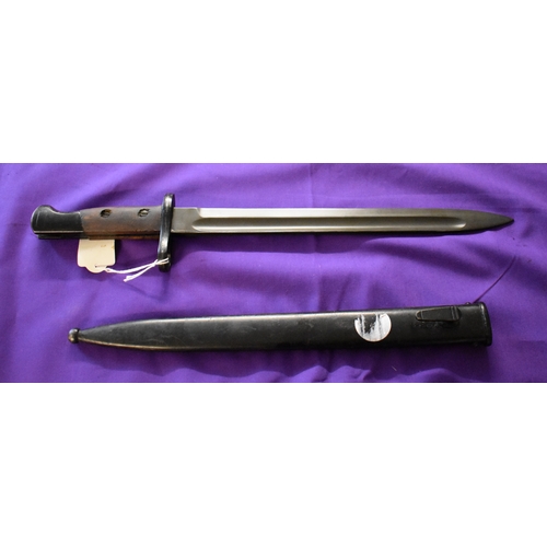 47 - German 1930s MP34 Bayonet made by Simson of Suhl (also exported to Portugal) and was used with the S... 