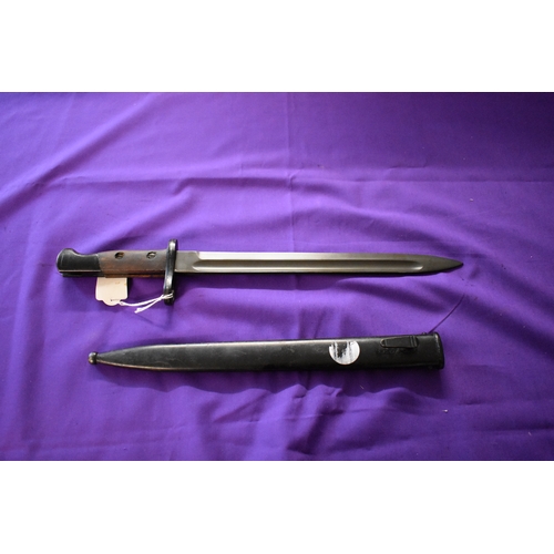 47 - German 1930s MP34 Bayonet made by Simson of Suhl (also exported to Portugal) and was used with the S... 