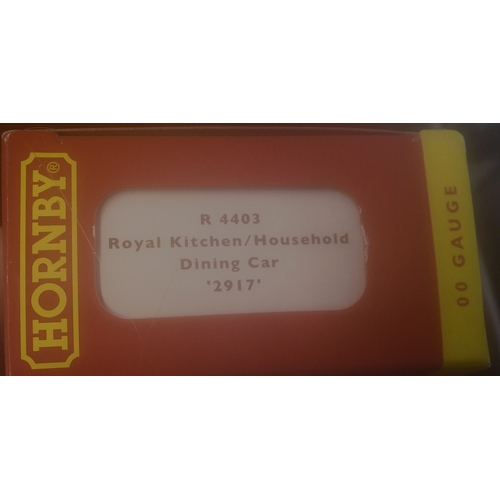 1058 - Hornby R4403 Royal Kitchen/Household Dining Car '2917'. Mint in box.