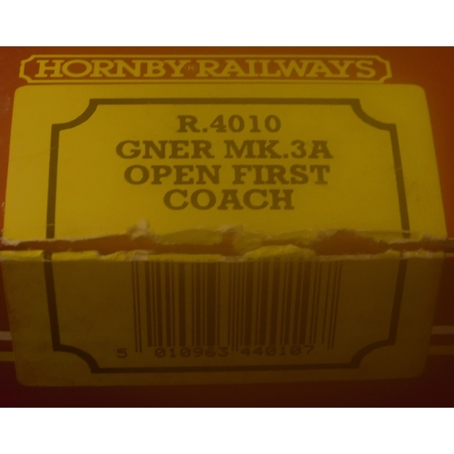 1059 - Hornby R4010 GNER MK3A Open First Coach. Mint in box.