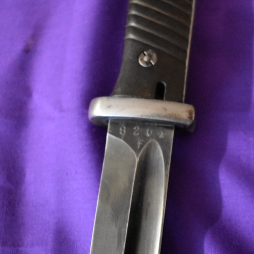 41 - German WWII S84/98 (K98) Mauser bayonet, maker Rich.Abr. Herder, Solingen. Year of manufacture 1939 ... 