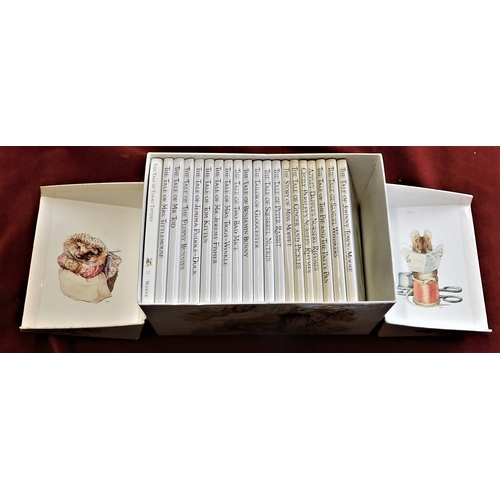477 - The World of Peter Rabbit By Beatrix Potter HB Books printed by F. Warne & Co., 1993 /95 Boxset sadl... 