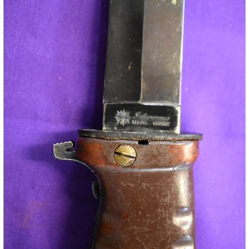 48 - Sudanese AR-10 Bayonet made in Germany, serial number 2561 on the ricasso and INTERARMCO, Germany ma... 