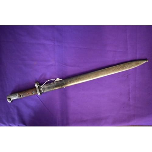 53 - Persian/Iranian contract Czechoslovakian export VZ 23 M1898/29 Mauser Bayonet. Serial number in Fars... 