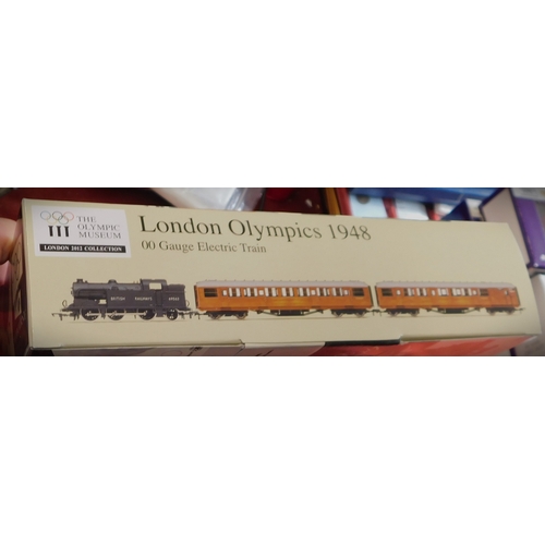 606 - London Olympics 1948 00 Gauge Electric Train Limited Edition. Mint in box.