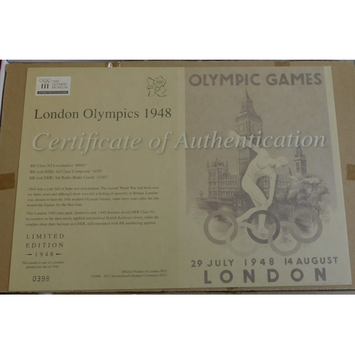 606 - London Olympics 1948 00 Gauge Electric Train Limited Edition. Mint in box.