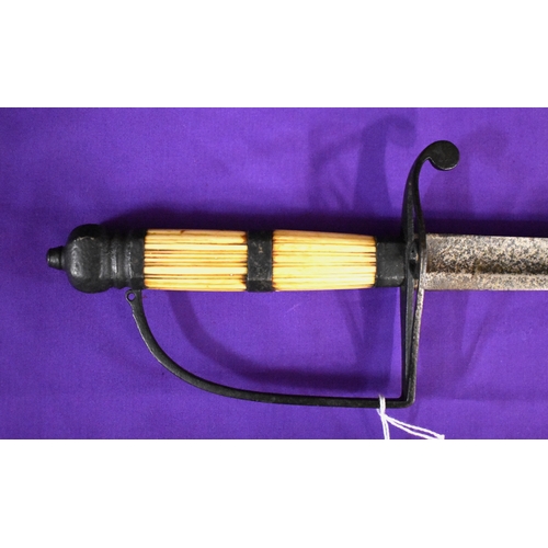 64 - British 1780 Infantry Officers Spadroon Sword, a similar example to that found in British Military S... 