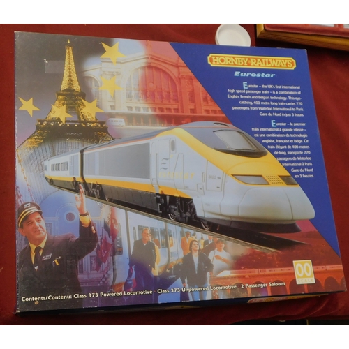 657 - Horby R665 Eurostar Contents: Class 373 Powered Locomotive, Class 373 Unpowered Locomotive, 2 Passen... 