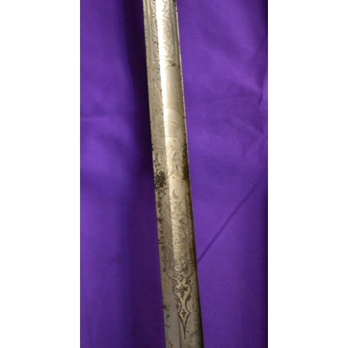 66 - British Boer War era Victorian 1887 Pattern Cavalry Officers' sword for a Regiment of Horse, sadly t... 