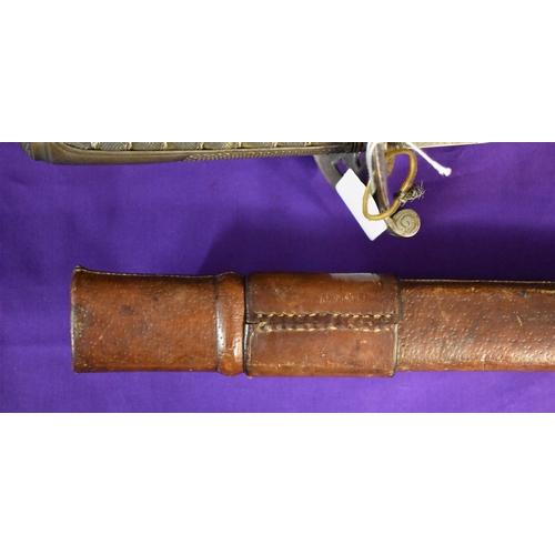 66 - British Boer War era Victorian 1887 Pattern Cavalry Officers' sword for a Regiment of Horse, sadly t... 