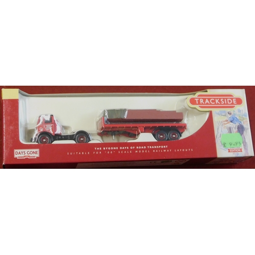 666 - Trackside DG 149000 AEC Mammoth with Flatbed Trailer and Brick Load: London Brick Co. Mint in box.