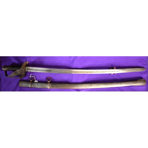 67 - Italian Modello 1860 Heavy Cavalry Saber, made by Schnitzler & Kirschbaum of Solingen, Mahdist War e... 