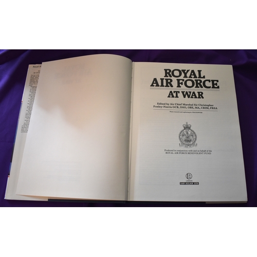 179 - Royal Air Force at War edited by Air Chief Marshal Sir Christopher. Foxley-Norris. Hardback with ori... 