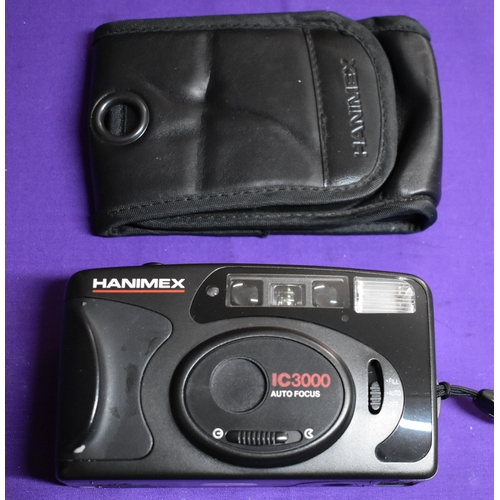 489 - Hanimex Camera IC3000 35mm camera, no visible marks or scratches nor dents, retro 80's camera