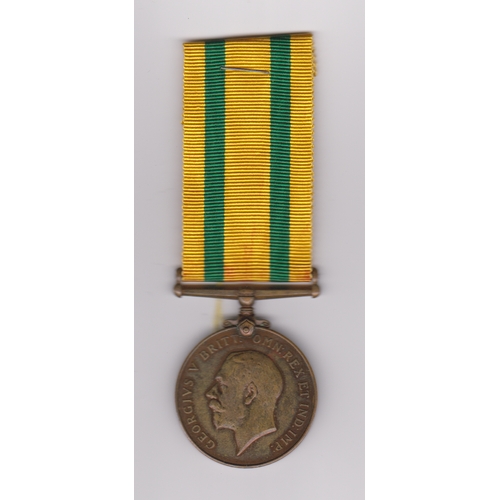 21 - British WWI Territorial Force War Medal to Sjt W.C. Culley Royal Artillery