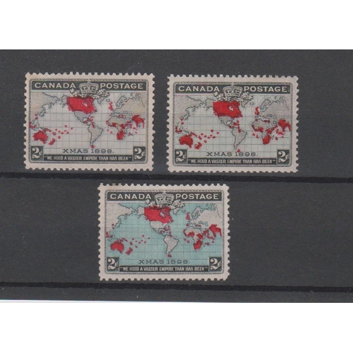 105 - Canada 1898 - Imperial Penny Postage, SG166-168 m/m set, cat value £91