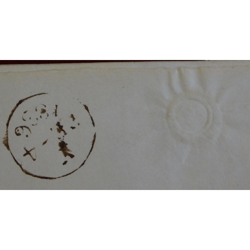 11 - Great Britain 1835 - Wrapper Dec 3rd posted to Shilingford, manuscript 9, black  Bristol/DEC3/1835/C... 