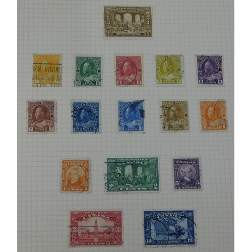 118 - Canada 1903-1927 - F/used collection on (2) album pages includes 1922-34 George V set, cat value £13... 