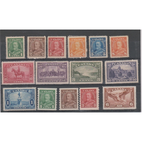 124 - Canada 1935 - Postage SG341-351 m/m set, SG352-354 m/m, coil stamp set, SG355 m/m 6c air issue, cat ... 