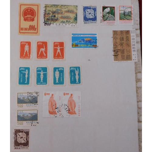 138 - Chinese Peoples Republic 1950-78 - Old Time Collection of (4) pages m/m and used, cat value £230+