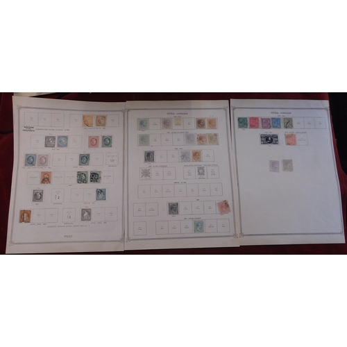 156 - Cuba 1856-1914 - m/m and used collection on (6) pages - cat value £179