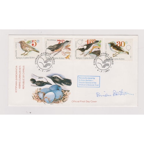 163 - Cyprus 1991 - Wheateas unaddressed Limited Edition FDC cancelled 4.7.91 Cyprus, signed by Directer G... 