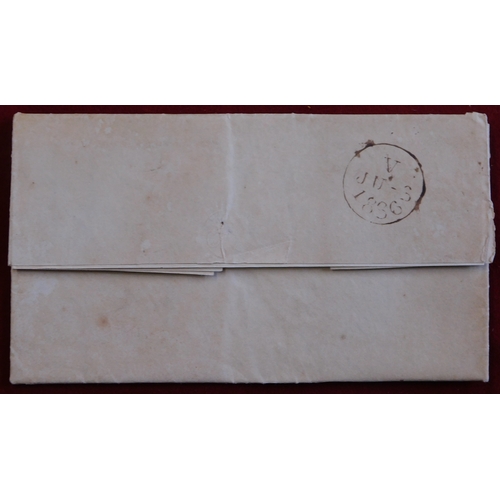 2 - Great Britain 1836 EL-London to Ampthill Beds, m/s rate, family letter to Charles May London V/1836 ... 
